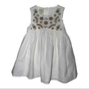 First Impressions‎ Baby Toddler Girls White and Gold Goddess Dress 18 months